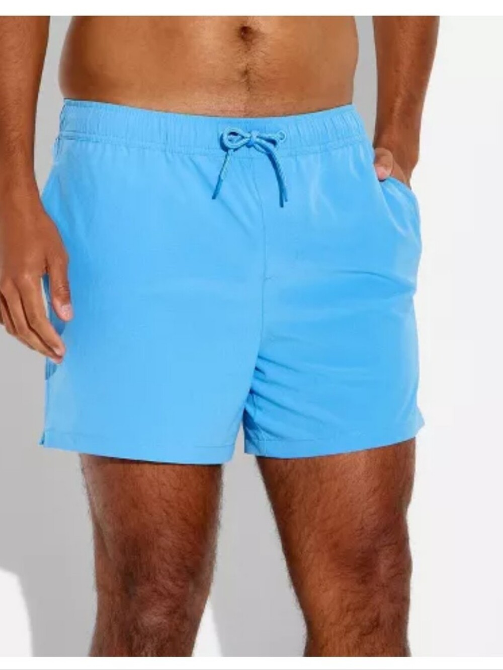 Men's 5" Ripstop Swim Trunks Original Use Blue Size XXL